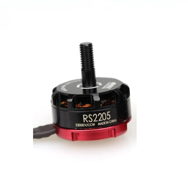 RS2205 KV2300 Brushless DC Motor for FPV Racing Drone. Red Cap (CCW Motor Rotation).