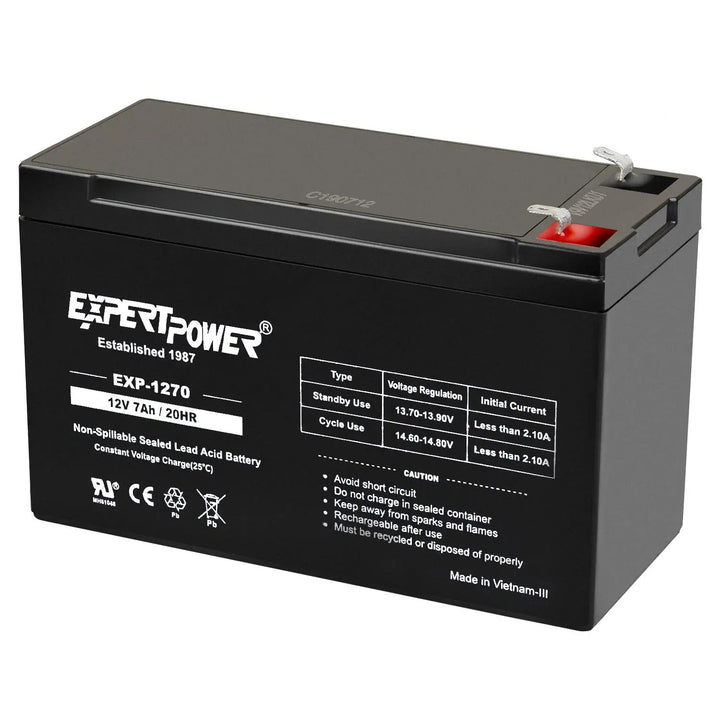 Rechargeable 12V 7AH Sealed Battery.