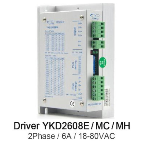 YAKO 2phase Stepper Motor Driver YKD2608MC YKD2608E YKD2608MH Match with 57 86 Serial use For CNC Router Engraving Machine.