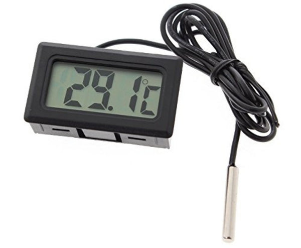 Mini LCD Digital Thermometer Sensor Wired for Room Temperature