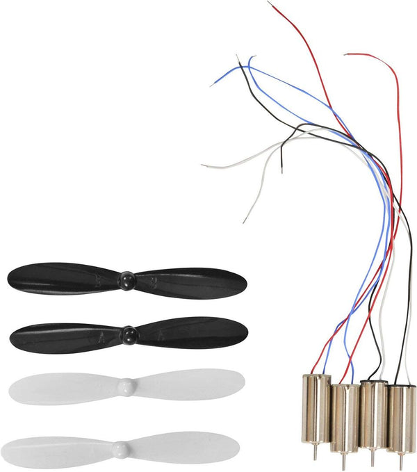 Coreless Motor and Propeller, Set of 4 - (8mm X 20mm)