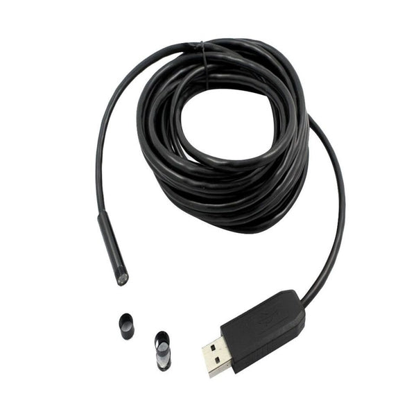 7 mm 6 LED Endoscope Waterproof Inspection Borescope Camera 5M USB Cable