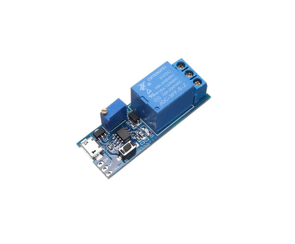 5V-30V Micro USB Power Adjustable Delay Relay Timer Control Module Trigger Delay Switch