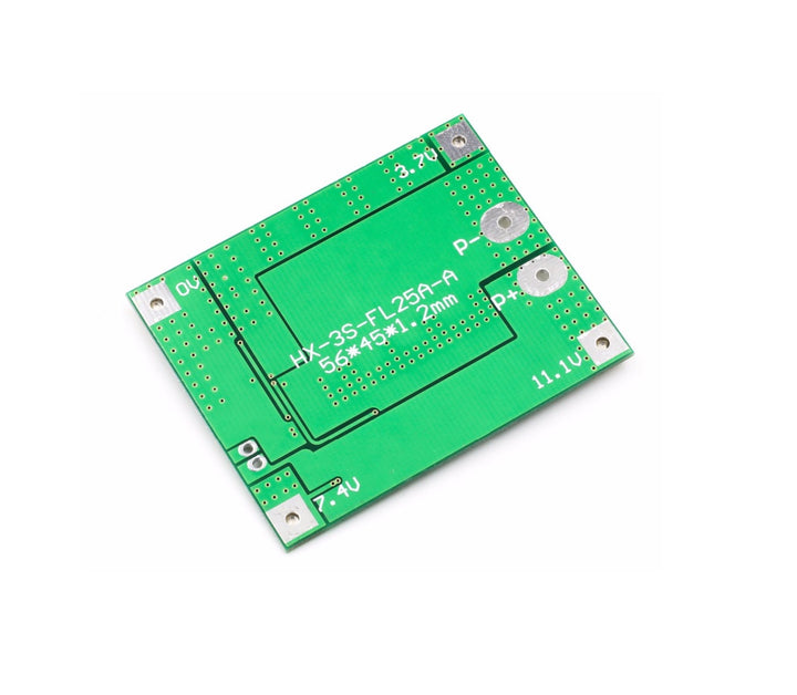 3S 25A Li-ion 18650 BMS PCM Battery Protection Board With Balance For Li-ion Lipo Battery Cell Pack Short Circuit Protection
