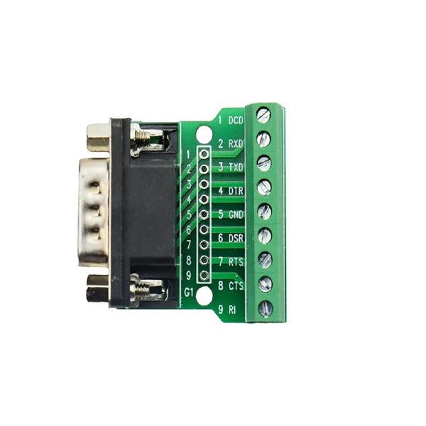 DB9 Female Screw Terminal to RS232 RS485 Conversion Board (1pcs).