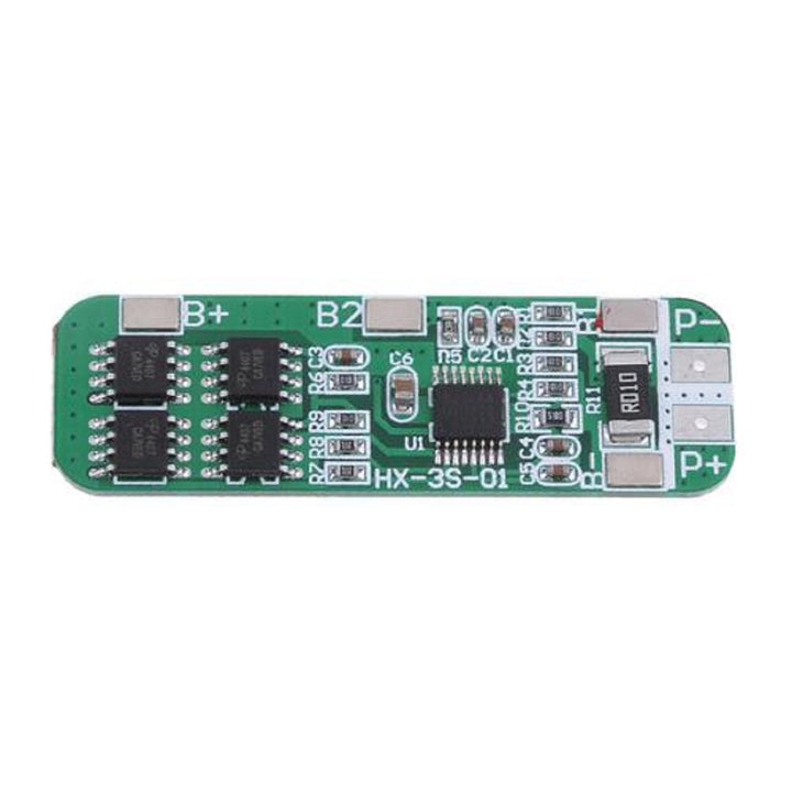 3S 11.1V 10A 18650 Lithium Battery Overcharge And Over-current Protection board Battery Management System BMS (1 pcs).