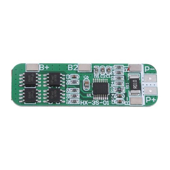 3S 11.1V 10A 18650 Lithium Battery Overcharge And Over-current Protection board Battery Management System BMS (3 pcs).