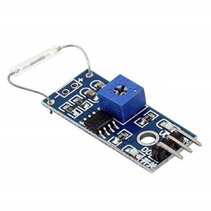 5V Magnetic Reed Switch Sensor | Reed Switch Sensor Module compatible with Arduino - Photocopiers/Washing Machines/Refrigerators/Door(1 pcs).
