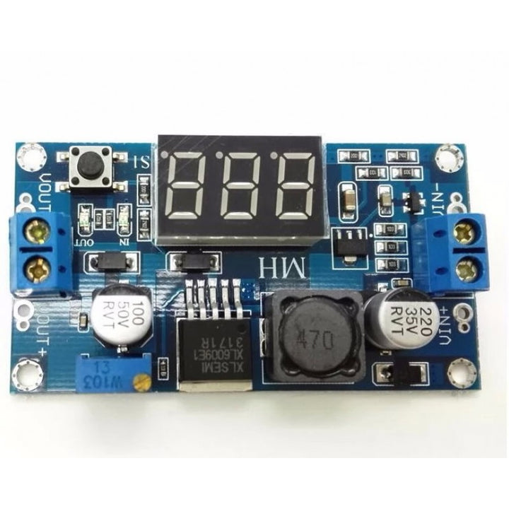 XL6009 Boost Step up Converter Module Power Supply with LED Voltmeter display 4.5-32v to 5-35v better than LM2577(1 pcs).