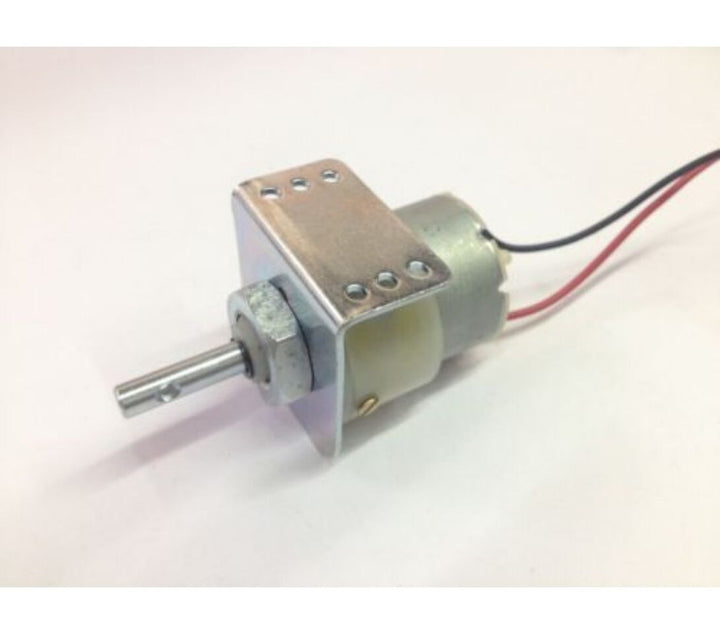 200 RPM 12v DC Center Shaft Gear Motor (with clamp)