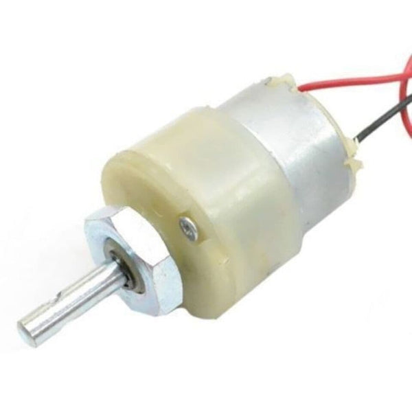 300 RPM 12v DC Center Shaft Gear Motor (with clamp)