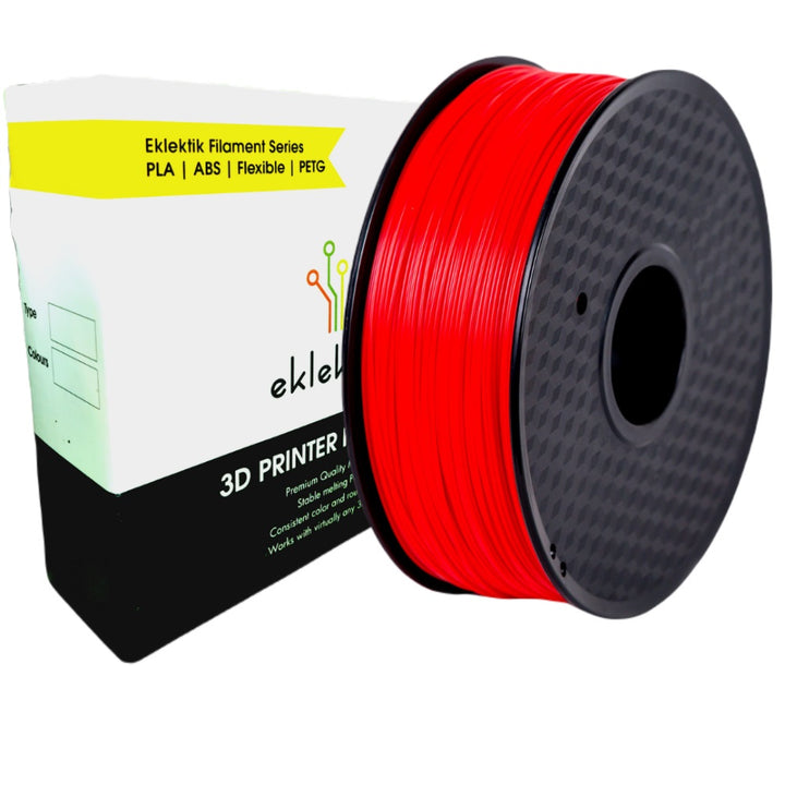 PLA Red Filament 1.75mm for 3D Printer, Dimensional Accuracy +/- 0.03mm (Red, 1 kg).