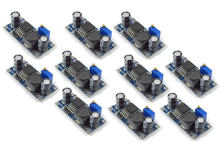 LM2596 DC to DC Buck Converter 3.0-40V - 1.5-35V Power Supply Step Down Module (10 Pieces),Multi-colour