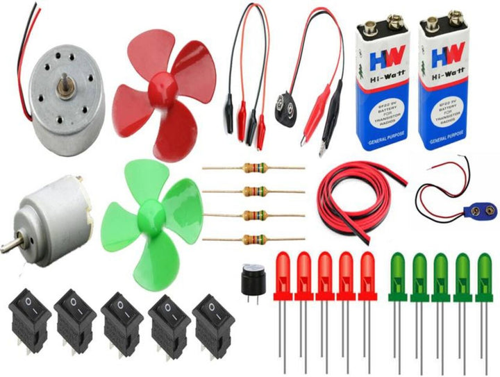 electronics 30 items loose parts materials Science Project kit