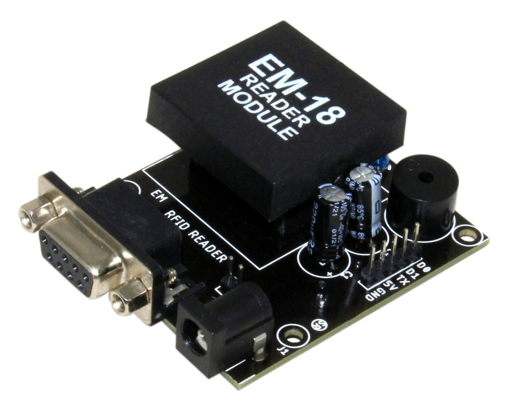 EM18 RFID Reader Module 125kHz Serial RS232 Port | Robodo