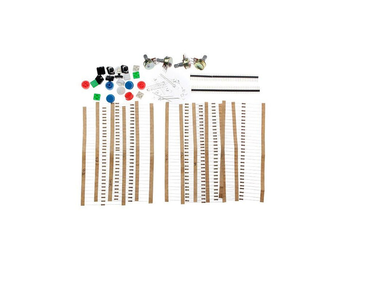 A1 Universal Carbon Resistors & Rotary Potentiometers Parts Set for Arduino