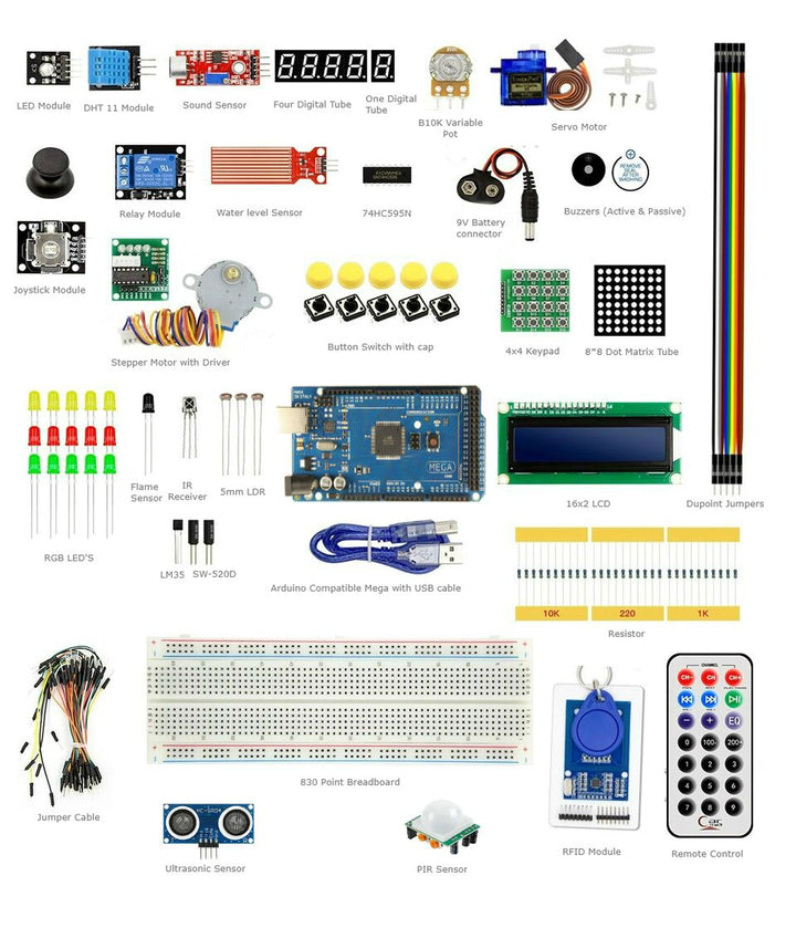 Robodo - Arduino Mega 2560 RFID starter kit learning suite V2