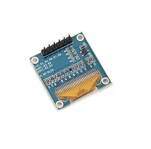 0.96 Inch 6Pin 12864 SPI Blue OLED Display Module For Arduino