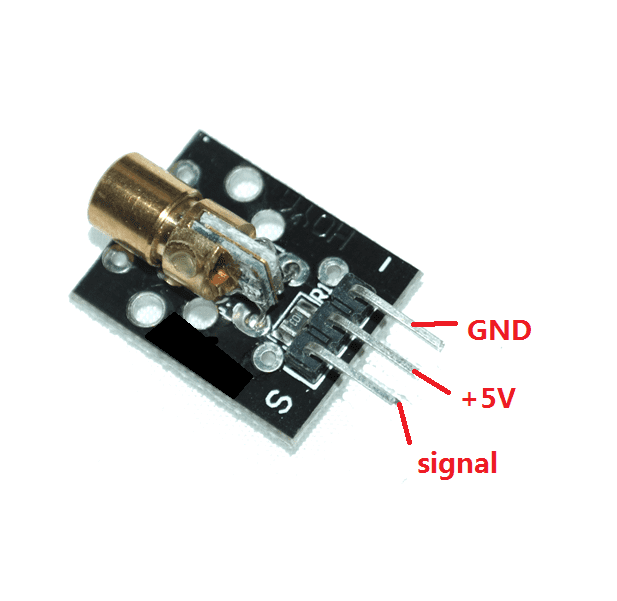 Laser Sensor Module 650nm 6mm 5V 5mW Red Laser