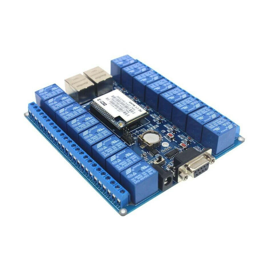 Phonelink Relay Module HI-Link HLK-SW16 16 Channel Android/Smart Phone CWiFi Relay /WiFi Relay ...