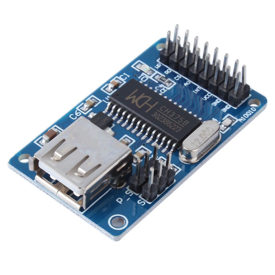 Usb Spi Module CH375B U-DISK read write module USB interface communication spi ...