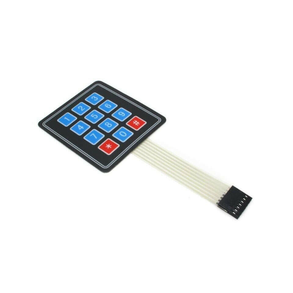 4x3 Matrix Membrane Switch Keypad | Robodo