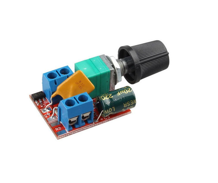 Mini DC 5A motor PWM speed controller 3-35V speed control switch LED dimmer,