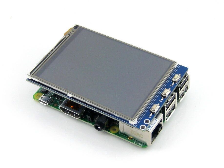 Raspberry Pi Screen Module Waveshare Raspberry Pi LCD Display Module 3.2inch TFT Resistive Touch ...