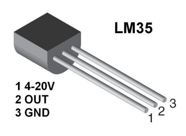 LM35 LM35DZ Precision Centigrade/Celsius Temperature Sensor
