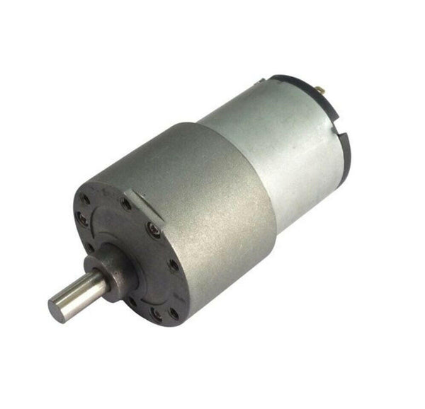 10 RPM 12v DC Offside Gear Motor - Side Shaft