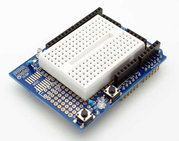 Prototyping Prototype Proto Shield + 170 Mini Breadboard for Arduino