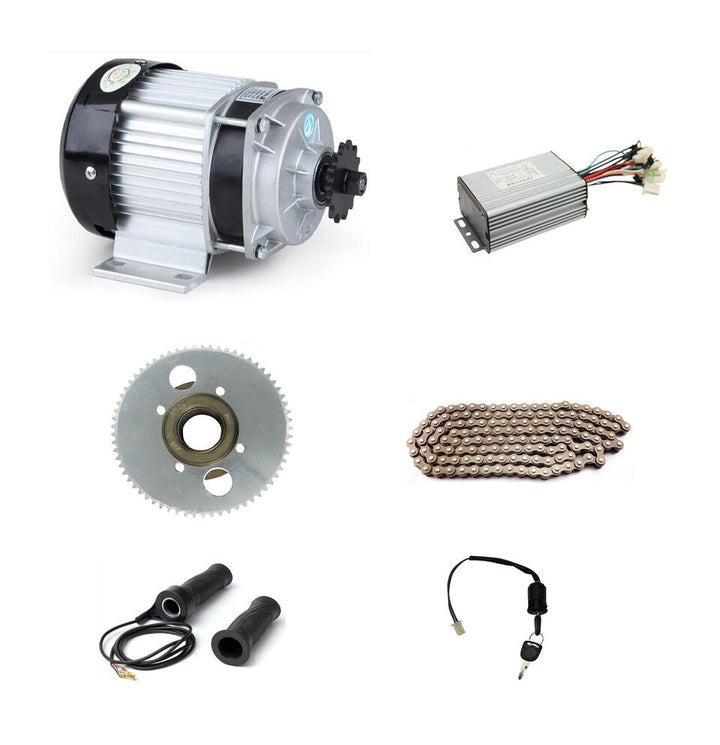 DC 48V 500W BM1418ZXF brushless motor, electric bicycle kit, DIY E-Tricycle