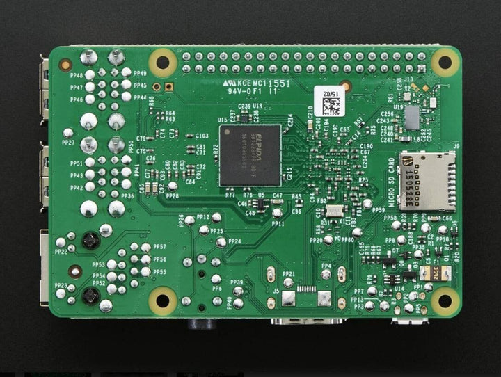 Raspberry Pi 3 Model B 1.2 GHz 64-bit quad-core ARM with WiFi & Bluetooth