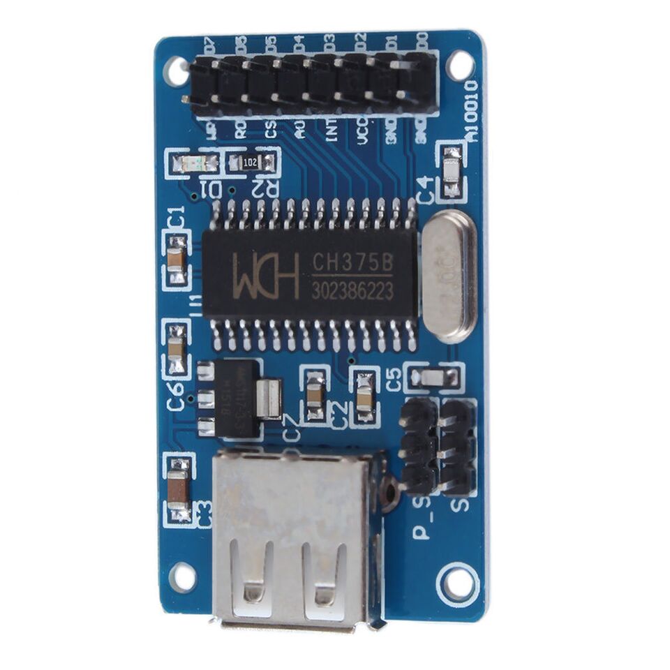 CH375B U-DISK read write module USB interface communication spi ...