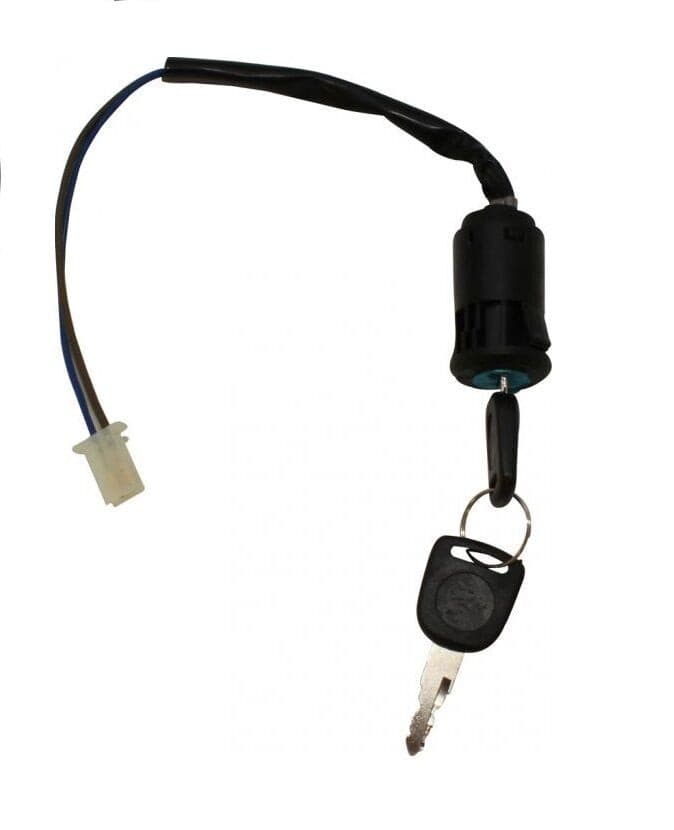 Power Lock / Ignition Key Switch - 2 pin Female, Plastic