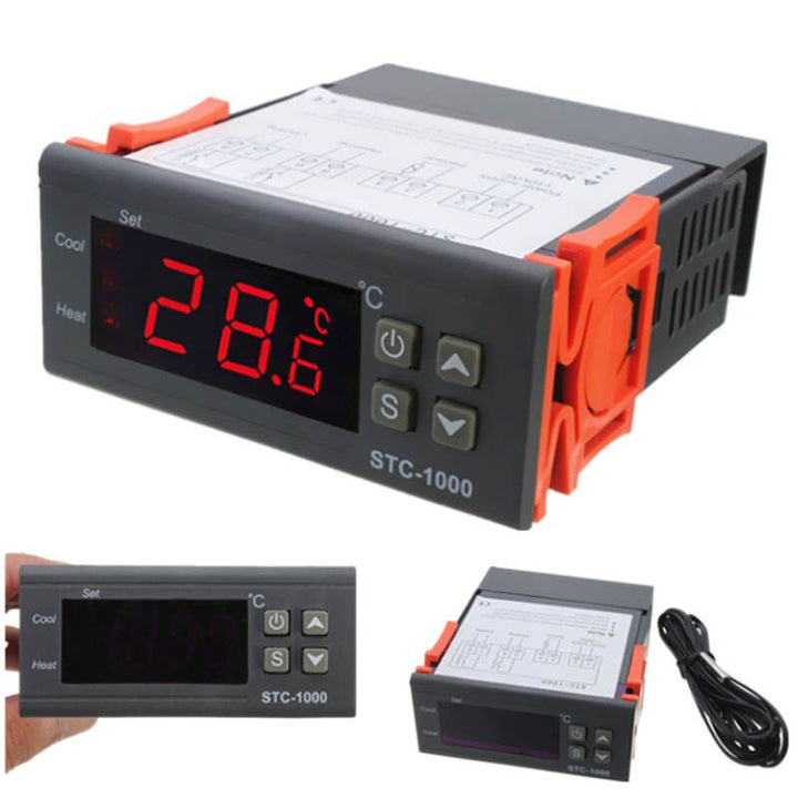 Digital STC-1000 all purpose temperature controller thermostat with sensor